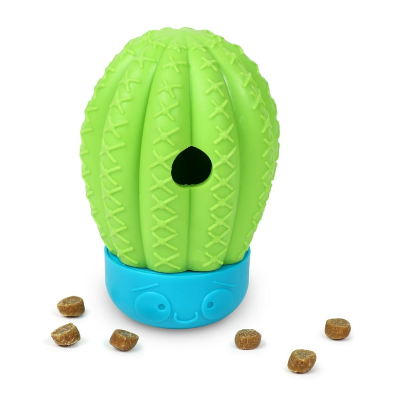ドッグフード kazu Brightkins Cactus Surprise Dog Puppy Treat Dispenser Dog Birthday