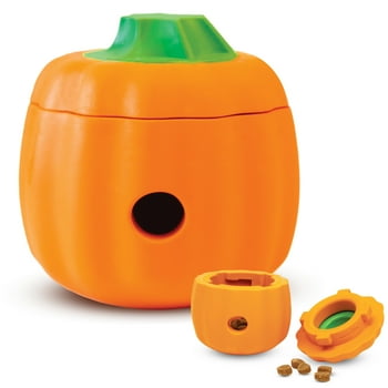 Brightkins Tough & Tumble 2-piece Pumpkin, Puppy Essentials, Dog Birthday Treat Pouch Gifts