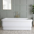 thumbnail image 1 of Brighton 67 Inch Acrylic Double Ended Freestanding Tub - No Faucet Drillings, 1 of 2