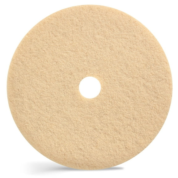 Staples Coastwide Professional 27" Burnishing Floor Pad Tan 5/Carton (CW24746)