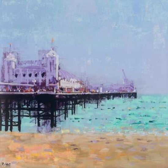 Brighton Pier Canvas Art - Colin Ruffell (24 x 24)