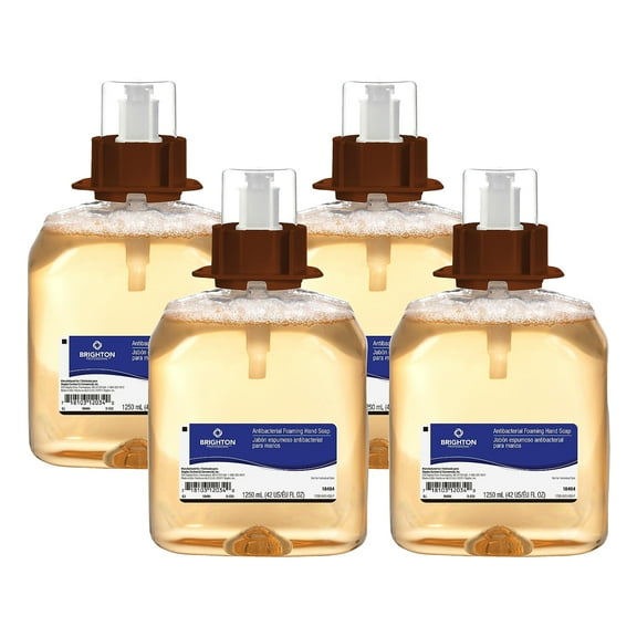Staples Brighton Professional Antibacterial Foaming Hand Soap Refill Orange Scent 1250mL BPR59207