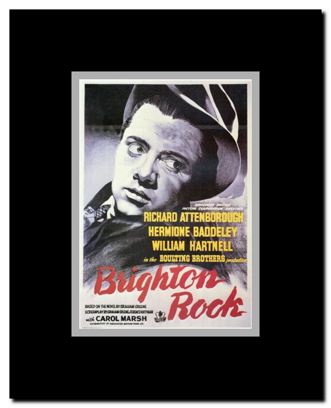 Brighton Rock Framed Movie Poster