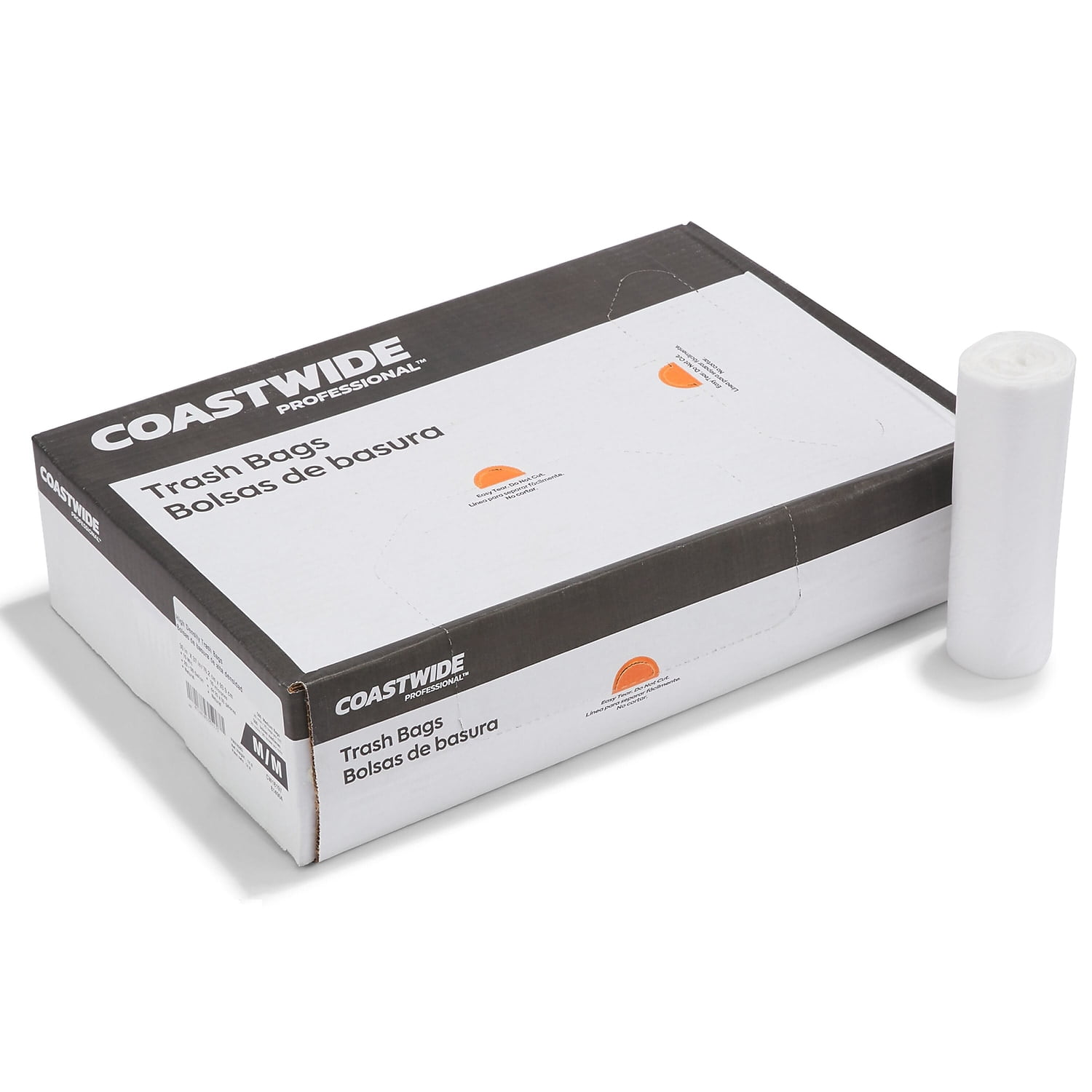 Staples Coastwide Professional 20-30 Gallon Trash Bag 30" x 37" High Density 10 mic Natural 500