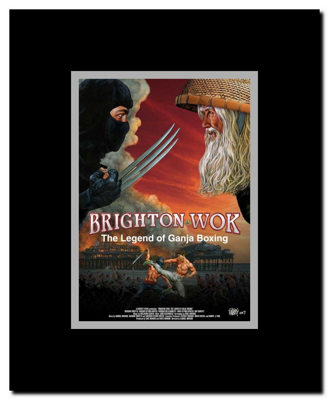 Brighton Wok: The Legend of Ganja Boxing Framed Movie Poster