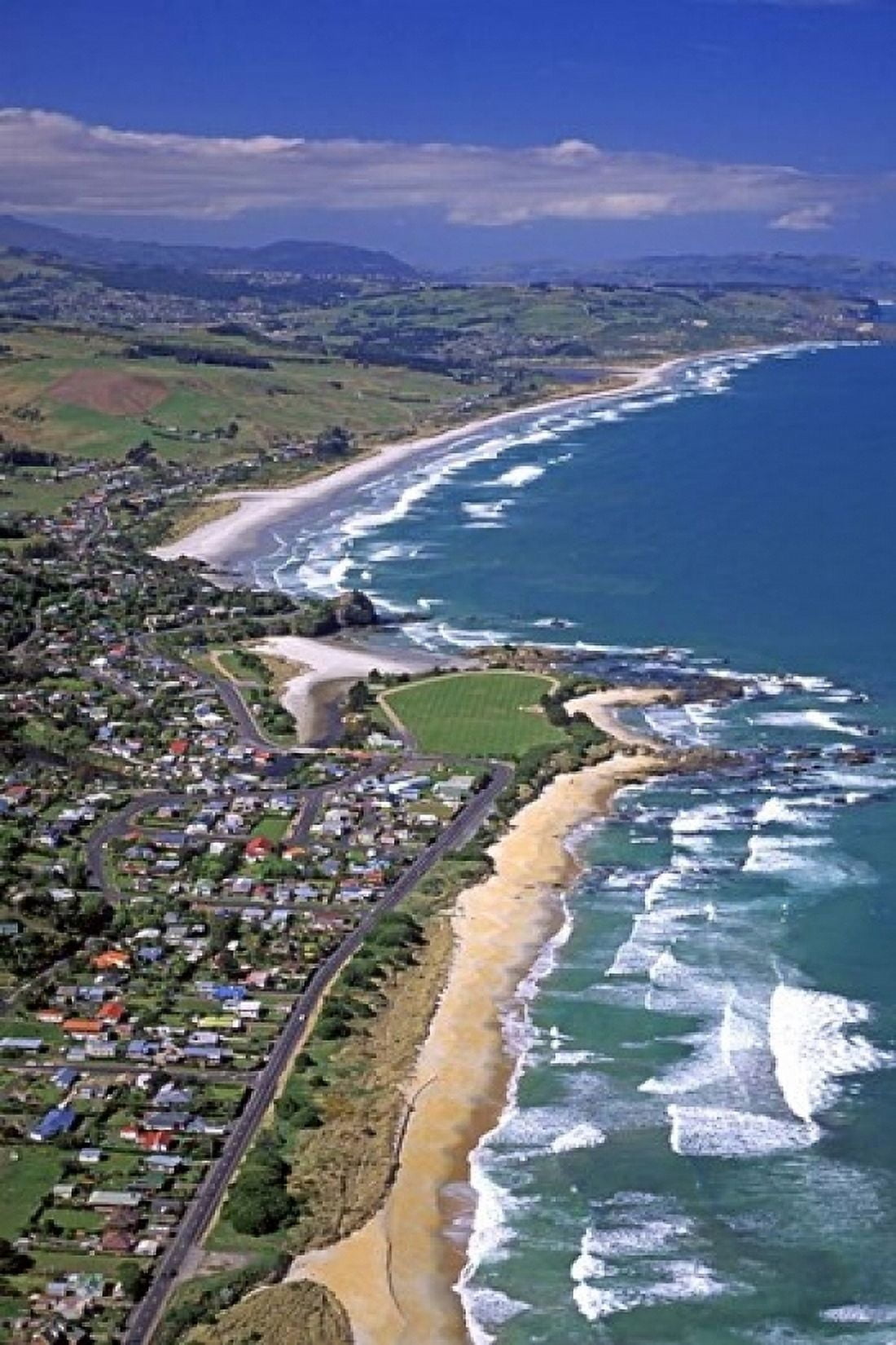 Brighton near Dunedin New Zealand Canvas Art - David Wall DanitaDelimont (12 x 18)
