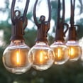 thumbnail image 1 of Brightown 100FT String Lights Outdoor, G40 Patio Cafe Lights for Outside with 52pcs(2 Spare) Globe Bulbs, Commercial Grade Waterproof Garden Hanging Lights for Party, Bistro, Backyard, 1 of 7