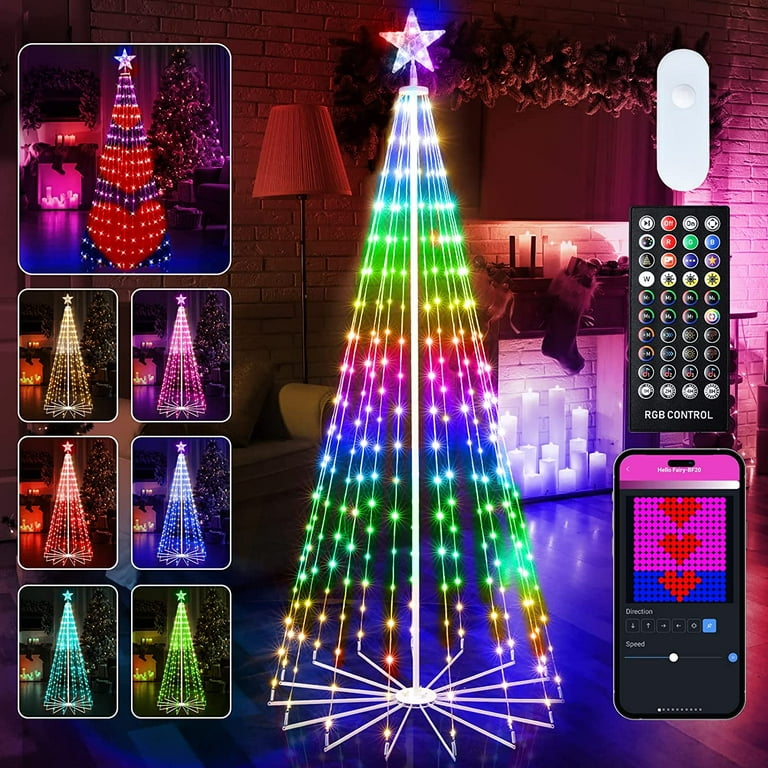  Smart Christmas Tree 6FT 265 Led Light, Prelit DIY
