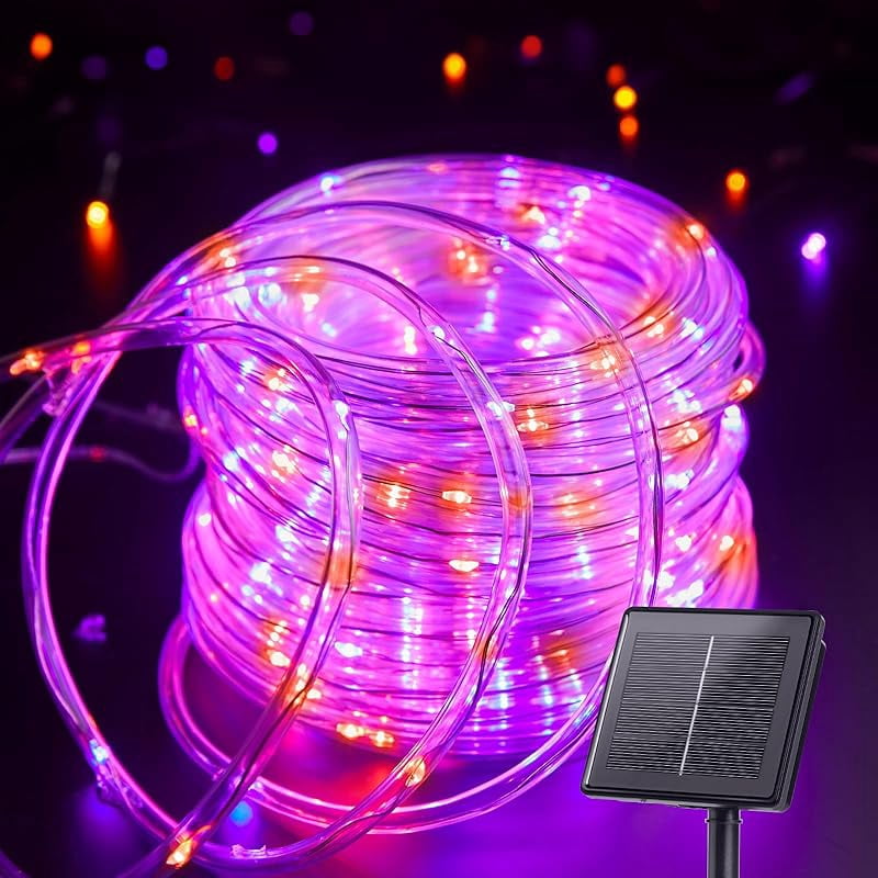 100 LED Solar Christmas Tree String Lights - 39FT Fairy Lights With 8 Modes, RGB & Warm White, Waterproof For Outdoor Garden Party Decor