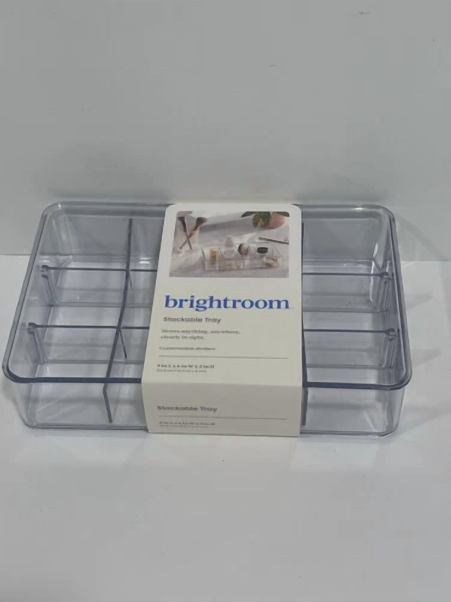 Brightroom Stackable Jewelry Craft Tray 9 X 6 X 2