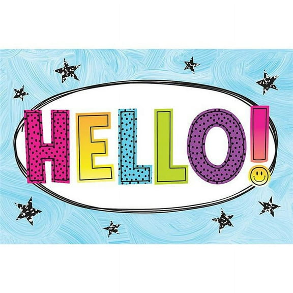 Brights 4Ever Hello Postcards [TCR6931]