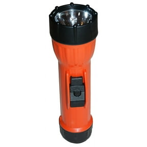 Brightstar WorkSafe 2217 LED Intrinsically Safe Flashlight | Waterproof, Explosion Proof Handheld Light for Work, Camping, Emergencies, Running & More | Orange