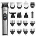 thumbnail image 1 of Brightup Beard Trimmer for Men, 2000mAh Rechargeable Electric Razor, 4 Hrs Cordless Hair Clippers Trimmers Set, Waterproof Mens Grooming Shaving Kit for Face, Mustache, Body, Ear, Nose, Gifts for Men, 1 of 4