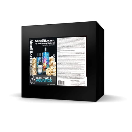 Brightwell Aquatics MicroBacter Dry Rock Bacteria Starter Kit