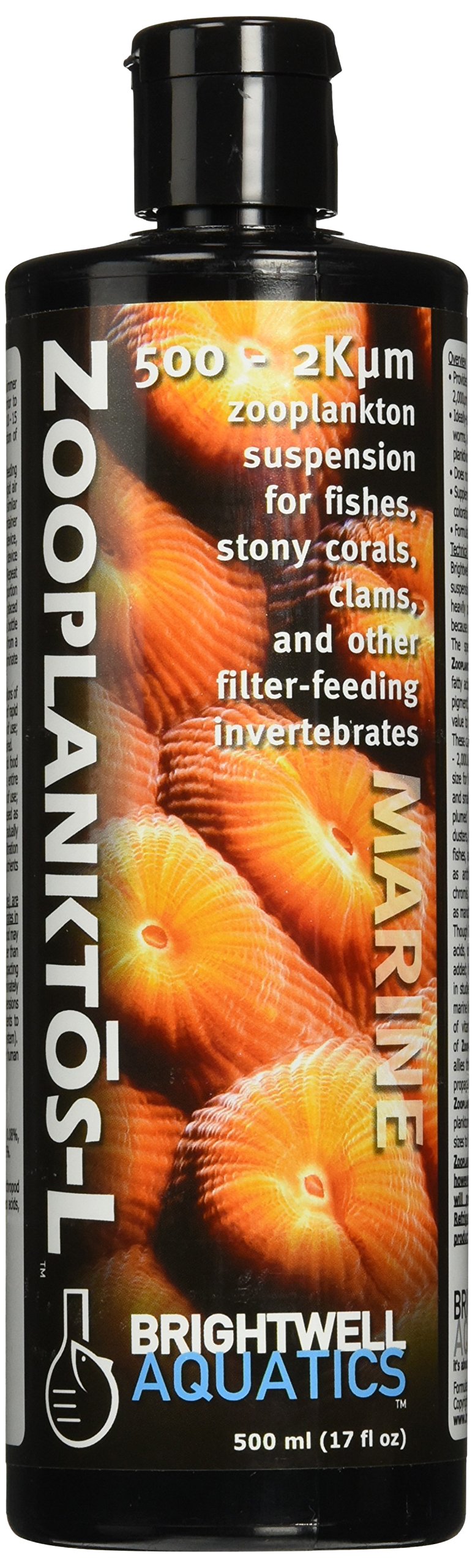 Brightwell Aquatics Zooplanktos L Zooplankton Suspension for Fishes, Stony Corals, Clams, and