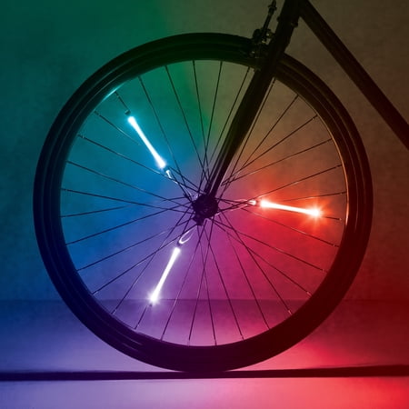 Brightz SpinBrightz LED Bike Spoke Lights, 3 Light Tubes, Constant & Flashing Modes, Color Morphing price history and forecast - Brightz L1703-WM