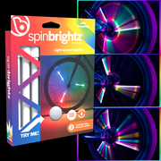 Brightz SpinBrightz LED Bicycle Spoke Light Set, 3-Piece, Color Morphing