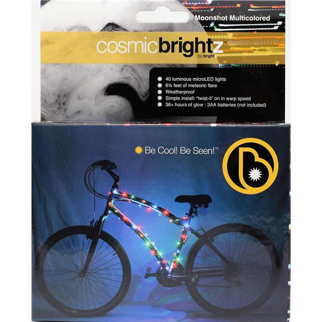 Brightz Cosmicbrightz Bike Frame LED Light Kit MultiColored