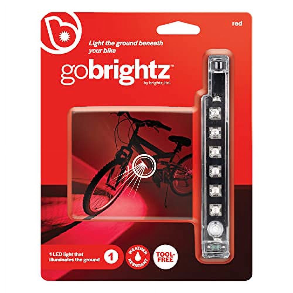 Brightz GoBrightz LED Bike Frame Light, Red LED Bike Frame Light for
