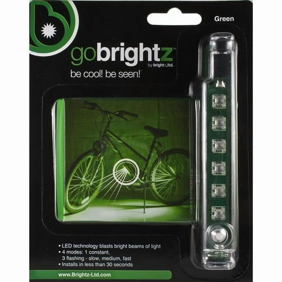 Brightz  Gobrightz Under Bike LED Light  Green