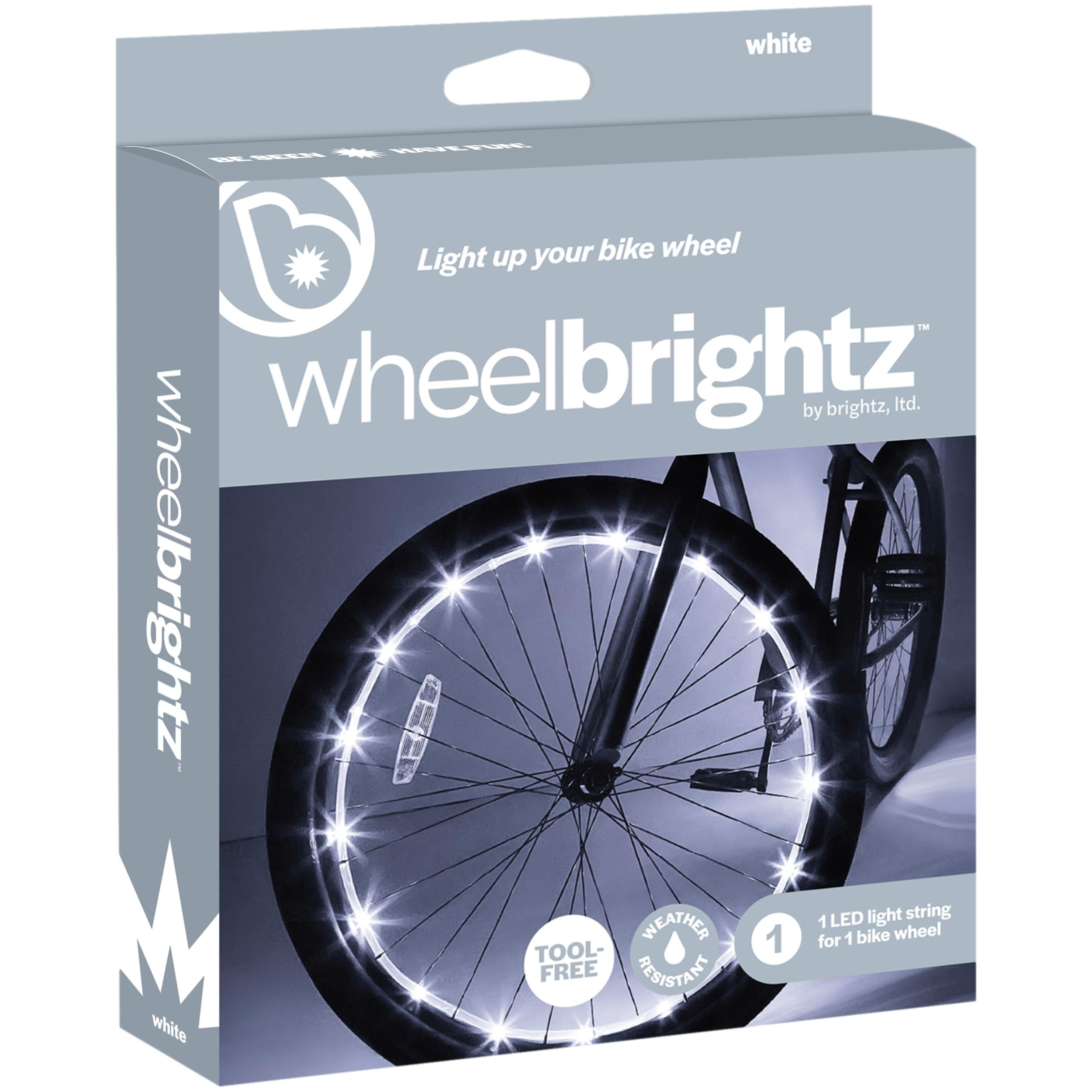 Brightz LED Bike Wheel Lights, 7 ft Rope, Fits 20–29 Inch Wheels ...