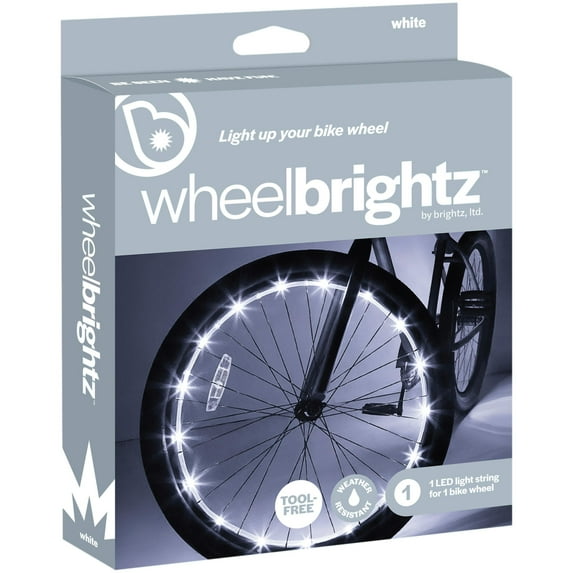 Brightz WheelBrightz LED Bike Wheel Lights, 7 ft Light Rope, White