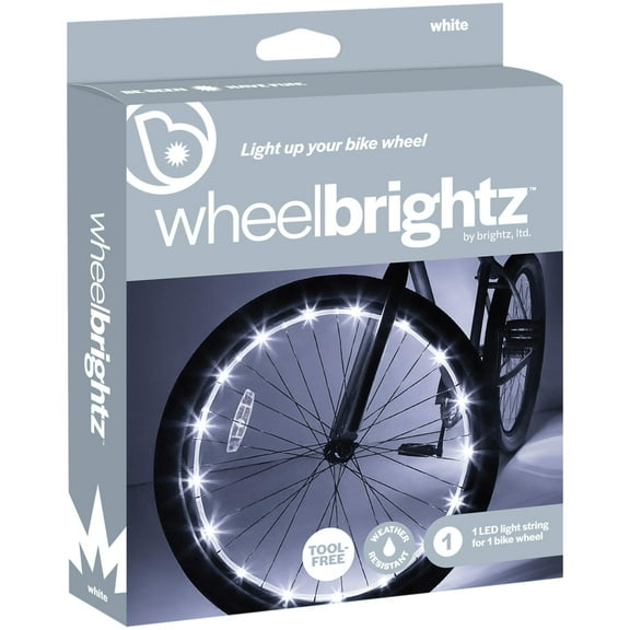 Brightz WheelBrightz LED Bike Wheel Lights, 7 ft Light Rope, White