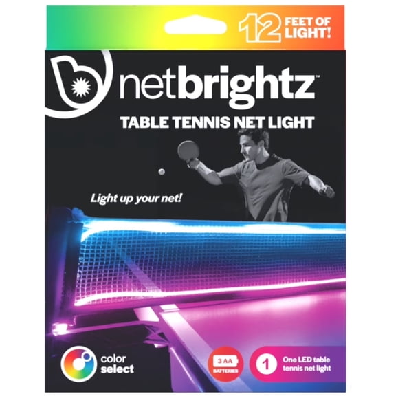 Brightz NetBrightz 12.5 ft Color Changing LED Ping Pong Net Light