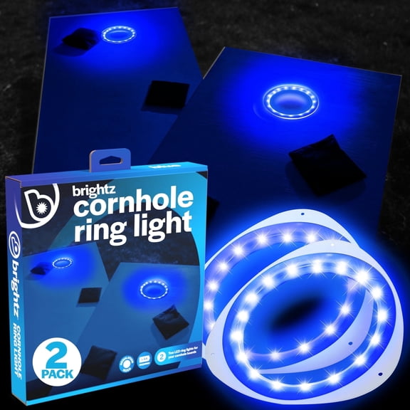 Brightz RingBrightz Blue LED Cornhole Ring Lights, 2 Count