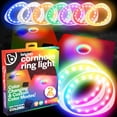 thumbnail image 1 of Brightz RingBrightz LED Cornhole Board Ring Lights, 2-Pack, Color Select/Color Morphing, 1 of 7