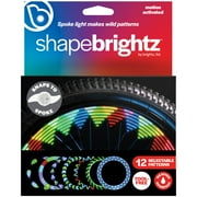 Brightz ShapeBrightz LED Bike Spoke Light, Motion Activated, 12 Patterns