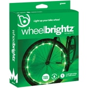 Brightz Wheel LED Bicycle Wheel Accessory Light, Green, for 1 Wheel