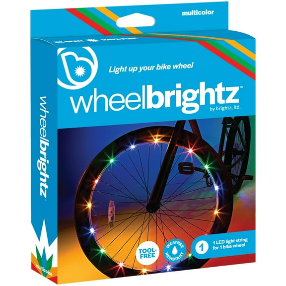 Brightz WheelBrightz LED Bike Wheel Lights, 7 ft Light Rope, Multicolor