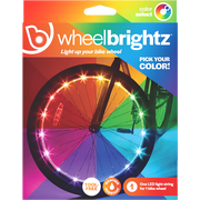 Brightz WheelBrightz Bike Wheel Lights, LED Bicycle Wheel Lights for Night Riding, Color Select