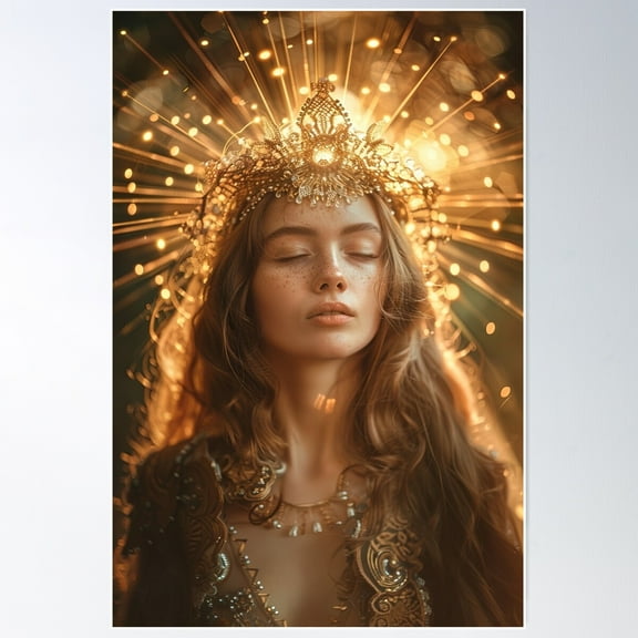 Brigid (Variation) Poster Wall Art, Modern Wall Decor For Living Room Bedroom, 8x12 UNFRAMED