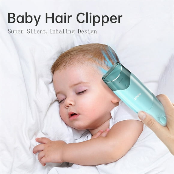 Brigita Baby Hair Clipper - Innovative Design, Safe and Gentle, More Sucking Power, Lower Noise