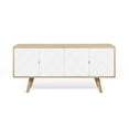 thumbnail image 1 of TemaHome 9500.402654 Brigitte Sideboard, Oak & Pure White, 1 of 8