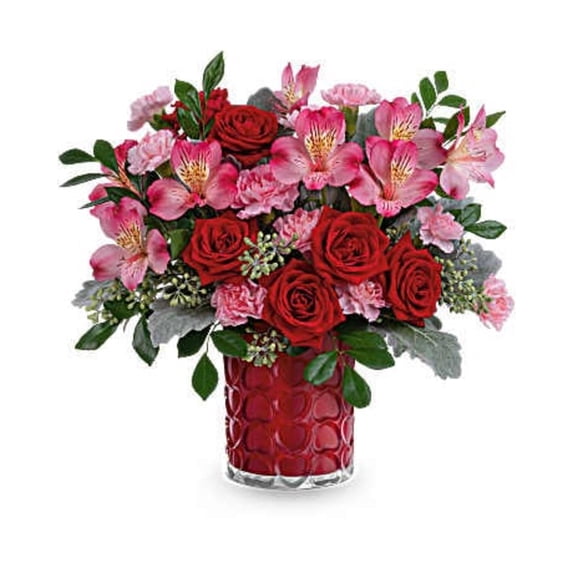 Brigitte's Flowers Galore Enchanted Hearts Bouquet - Deluxe
