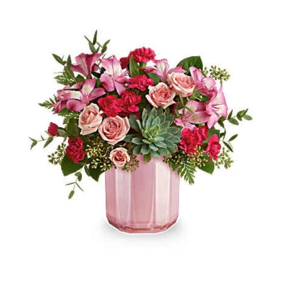 Brigitte's Flowers Galore Rosy Radiance Bouquet - Premium