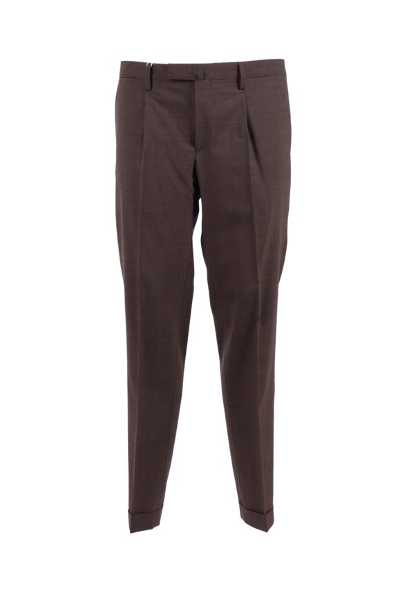 Slim Fit Flat Front Straight-Leg Pants (Men's)
