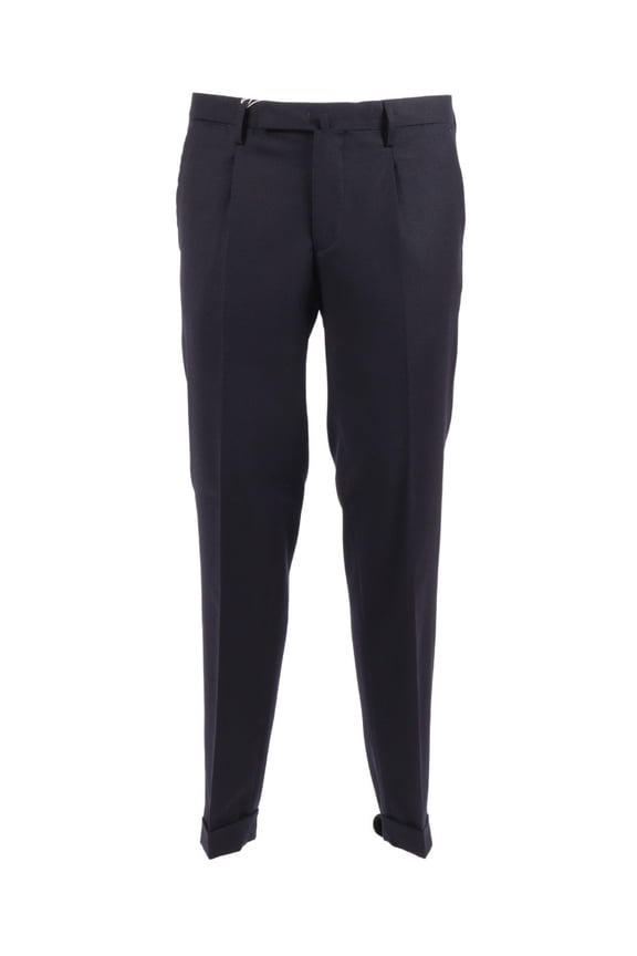 Slim Fit Tapered Cuffed Straight-Leg Pants (Men's)