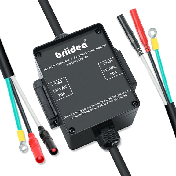 Briidea 30A 3600W Generator Parallel Kit for Inverter Generators, Compatible with WEN Generators