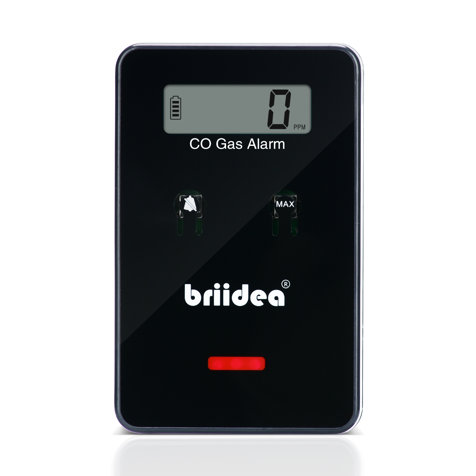 Briidea 9ppm Alarm CO Detector,Widely Used in Vehicles Aircraft Travel