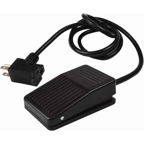 Briidea Foot Operated Pedal Switch, Deadman Style, 5ft Cable with Piggyback Plug, for Woodworking Machine Control