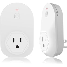 Briidea Power Failure Alarm with LED Indicator, 80dB Siren, Rechargeable Battery Included, for Refrigerator Freezer Sump Pump Aquarium