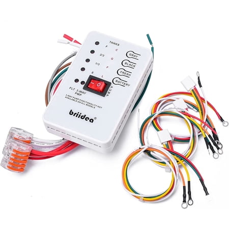 Briidea RV Tank Sensor Monitor Panel, KIB Replacement, Fresh Water or Holding Tank Level Sensor