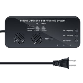 Briidea Ultrasonic Bat Repeller System, Bat Away System, Demands Bats to Leave