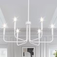 thumbnail image 1 of Briignite 6-Lights Industrial Chandeliers Lighting Candle Style Pendant Light Fixture Ceiling Chandelier for Living Room Bedroom Dining Room, 1 of 9
