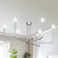 thumbnail image 1 of Briignite 6-Lights Industrial Chandeliers Lighting Candle Style Pendant Light Fixture Ceiling Chandelier for Living Room Bedroom Dining Room, 1 of 9