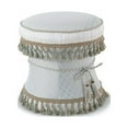 thumbnail image 1 of Brika Home Decorative Ottoman in Icy Blue, 1 of 9
